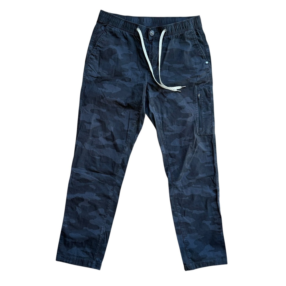 Vuori Womens Ripstop Pant Camo Cargo Drawstring VW401 Outdoor Hiking Size Medium